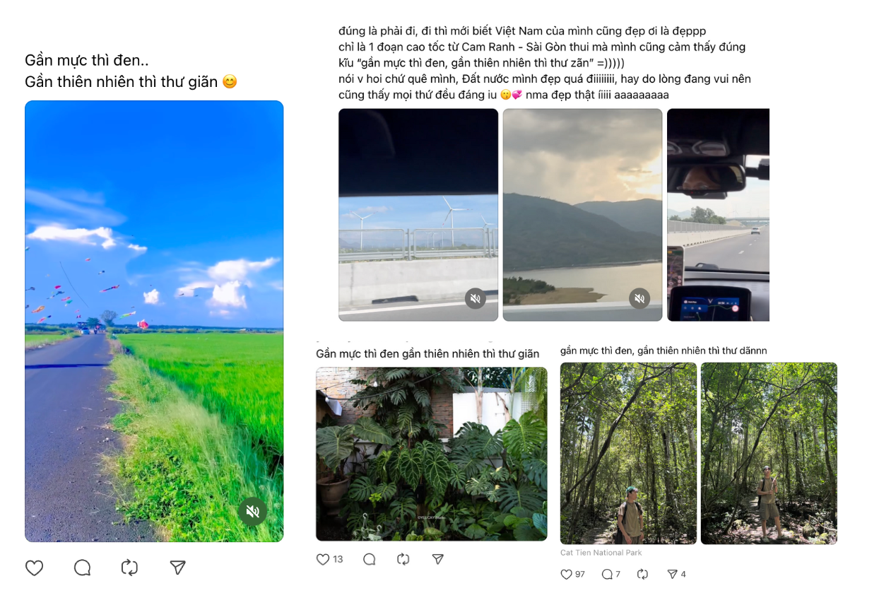 Một số bài đăng "bắt trend" trên Threads.