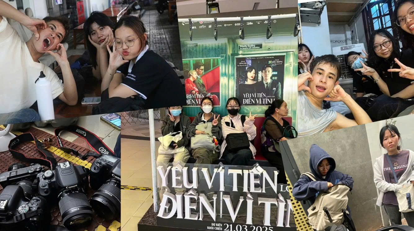 Những khoảnh khắc của đoàn phim cùng với anh Tường. Ảnh: BTC