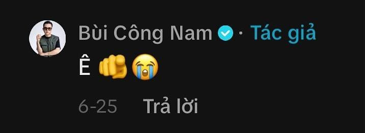 "Anh tài" Bùi Công Nam cũng không thoát được số phận làm meme. Ảnh chụp màn hình