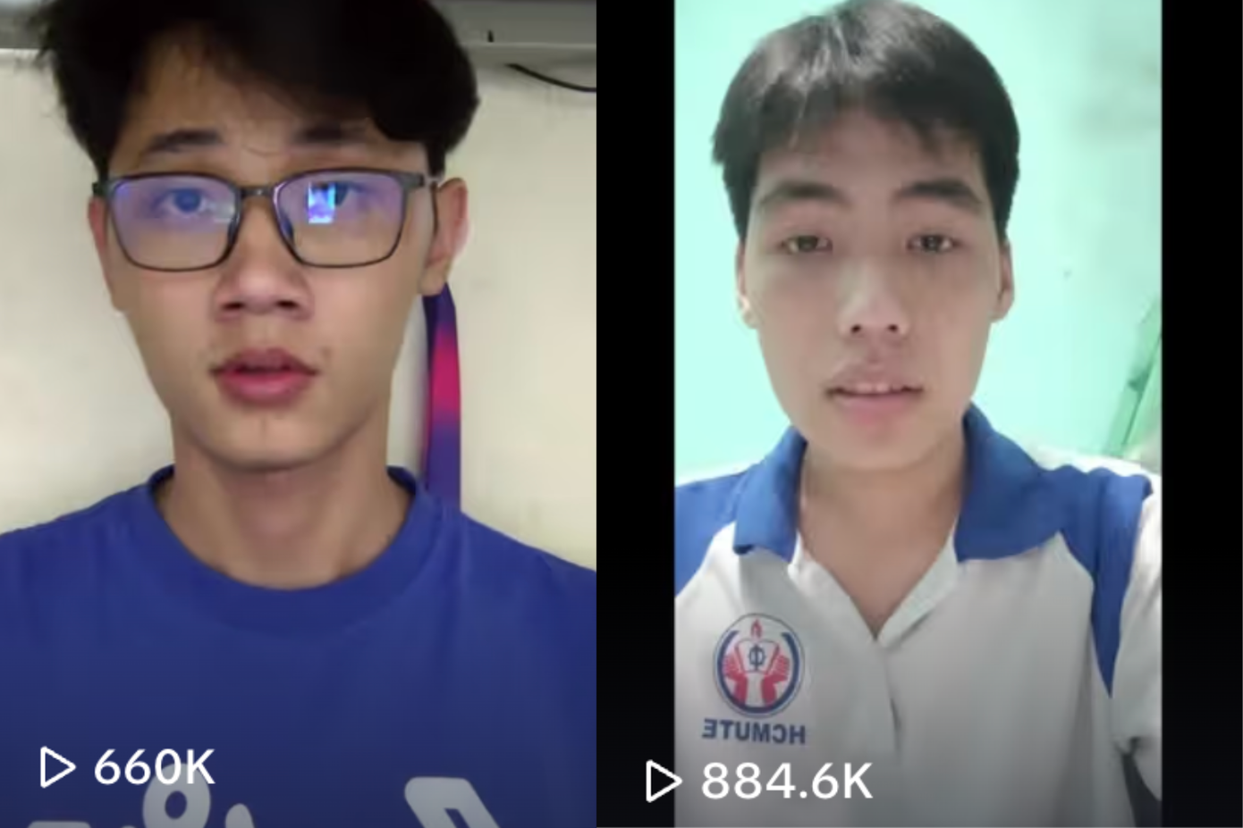 Những đoạn clip sinh viên thuyết trình về mạch IC555 đang viral khắp TikTok. Ảnh chụp màn hình