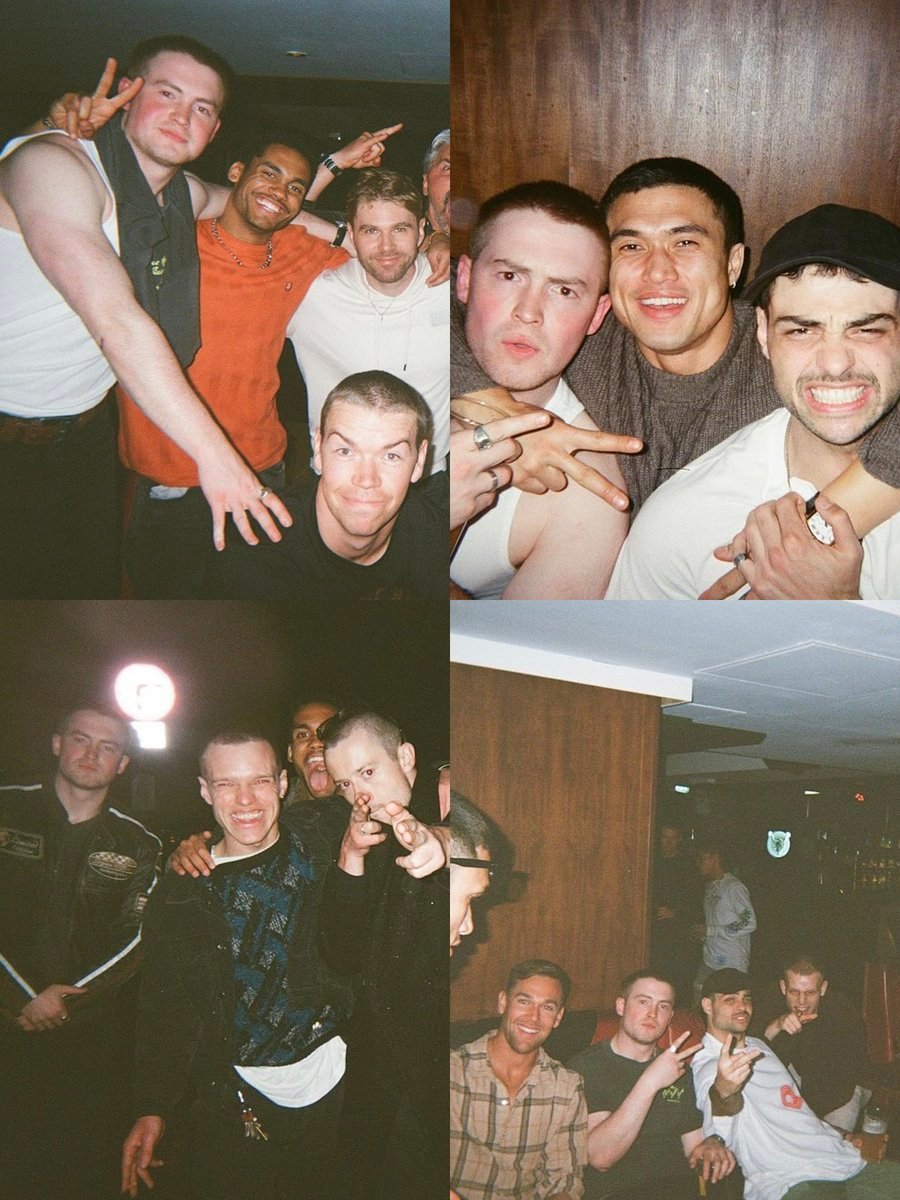 Dàn mỹ nam phim Warfare vô cùng thân thiết. Dàn mỹ nam phim Warfare vô cùng thân thiết.