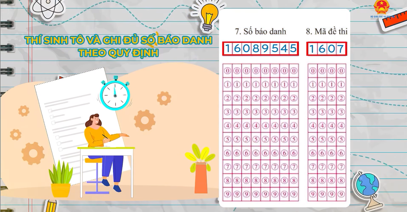 Thi tốt nghiệp THPT 2025: Cách tô phiếu làm bài chuẩn xác, tránh mất điểm oan ảnh 3