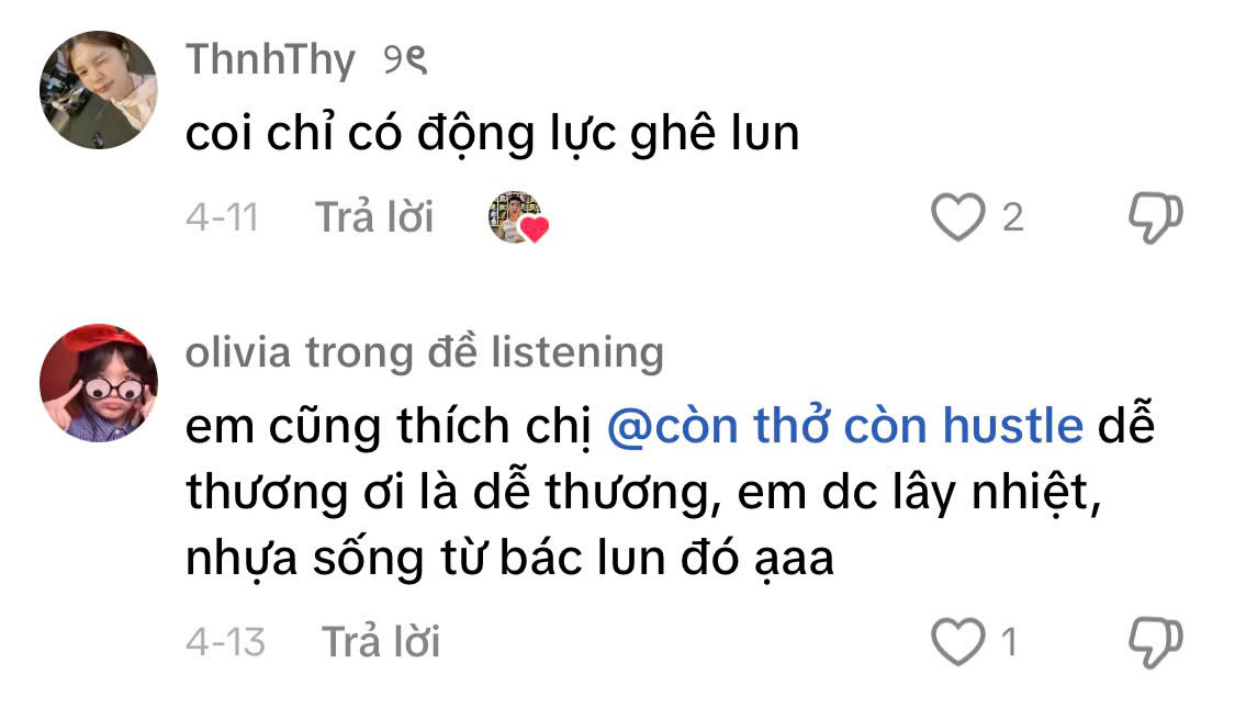 Nhiều bạn trẻ cảm thấy được động viên khi cảm nhận năng lượng của Ngân.