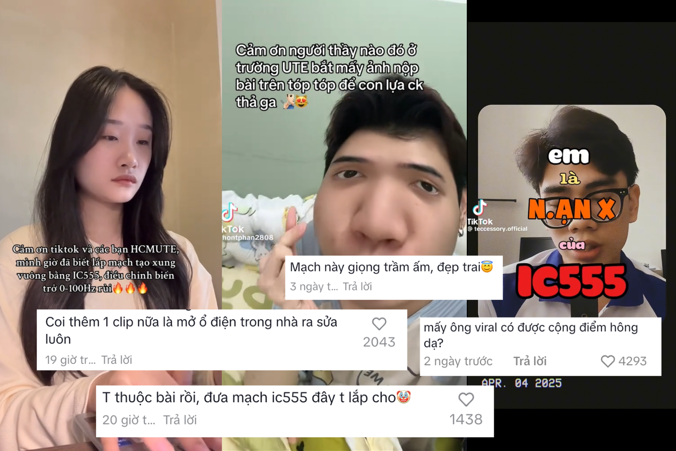 Phản ứng hài hước của cư dân mạng khi lướt thấy sinh viên của trường HCMUTE, xung phong "chấm điểm" giúp giảng viên nhưng yếu tố chấm thì toàn là "giọng ấm" với "mũi đẹp"... Ảnh chụp màn hình.