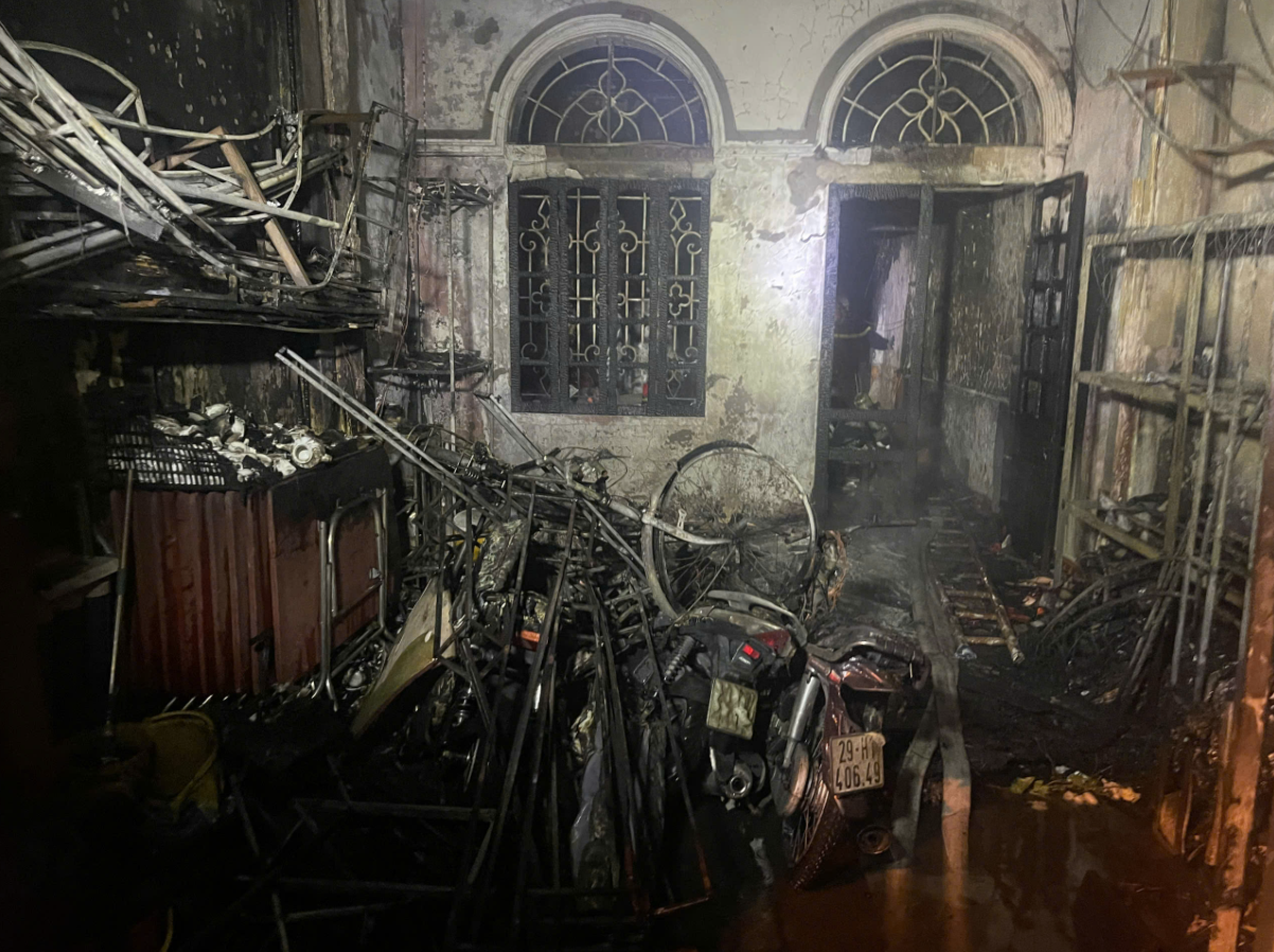 Khu vực xảy ra hỏa hoạn. Khu vực xảy ra hỏa hoạn.