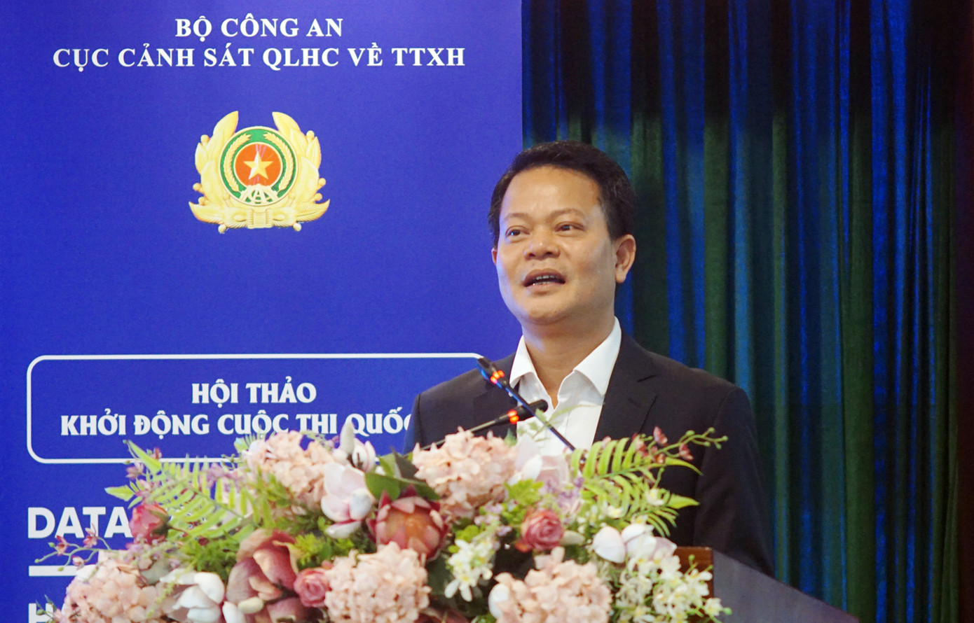 Đại tá Vũ Văn Tấn - Cục trưởng Cục Cảnh sát quản lý hành chính về trật tự xã hội. Ảnh: Thanh Hà