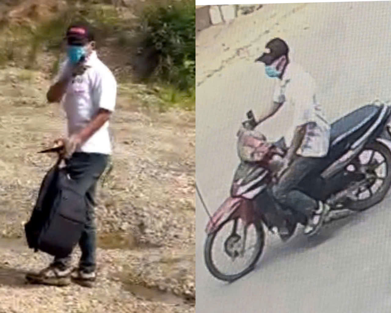 Đối tượng gây ra vụ cướp ngân hàng ở Chương Mỹ.