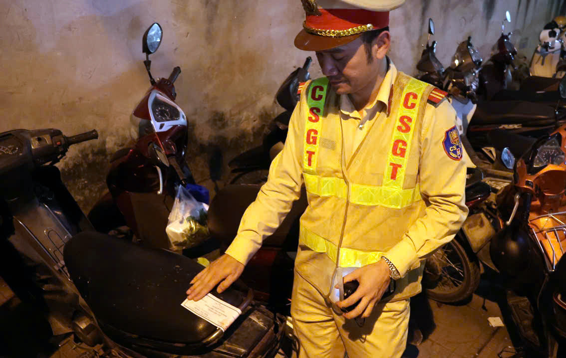 Tài xế vi phạm nồng độ cồn.