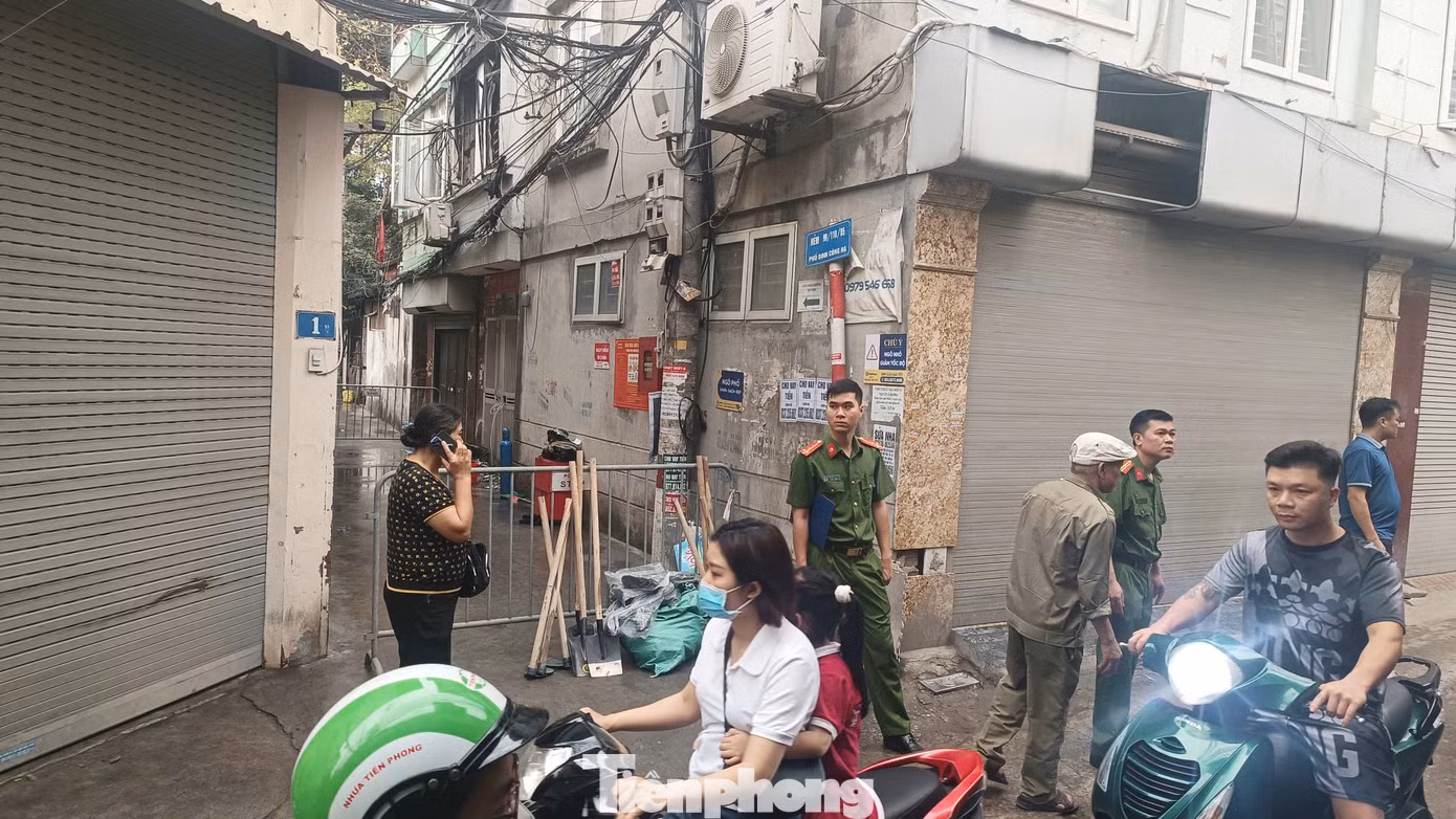 Khu vực xảy ra hoả hoạn. Khu vực xảy ra hoả hoạn.