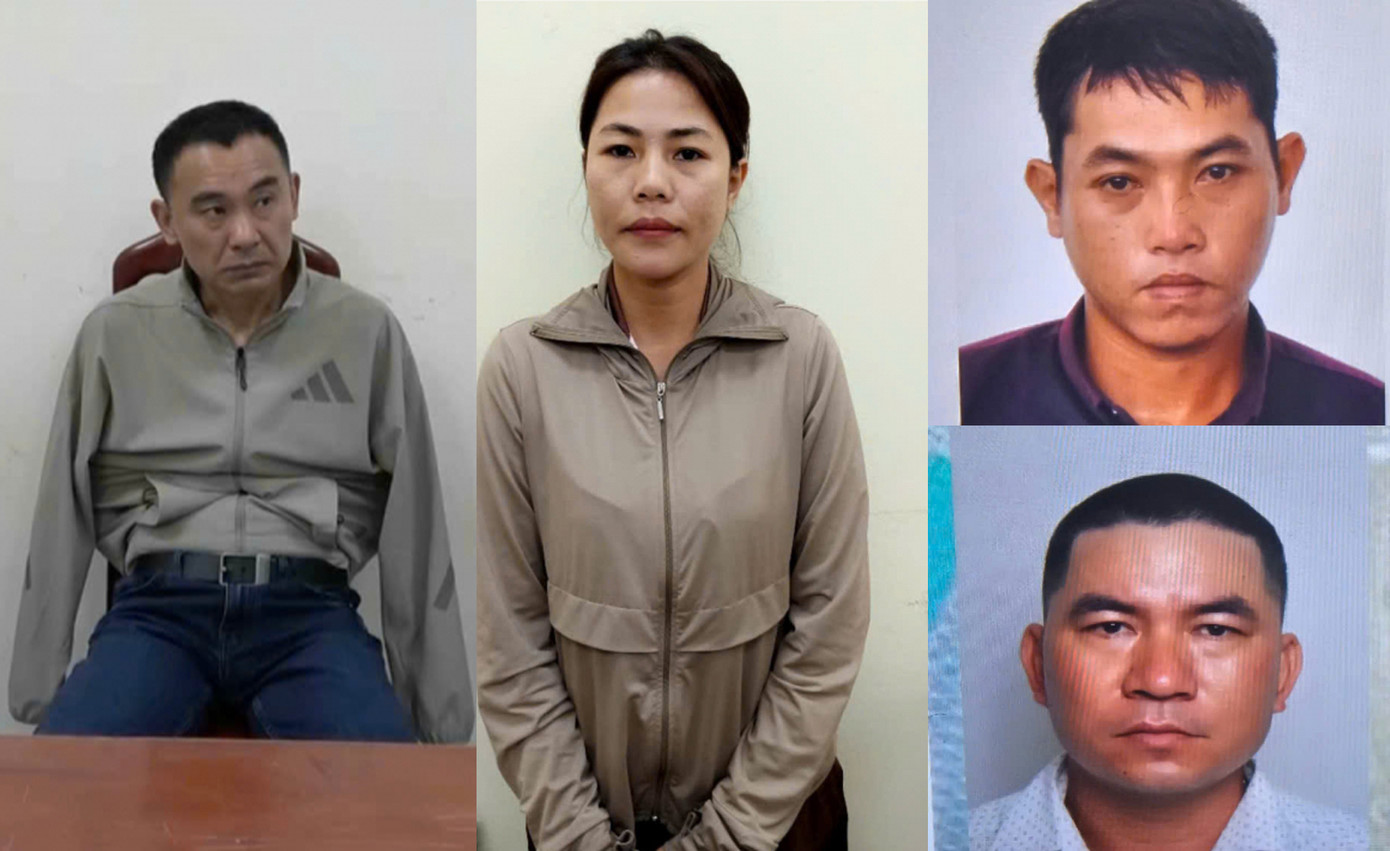 Đối tượng Minh (trái) cùng các đối tượng liên quan.