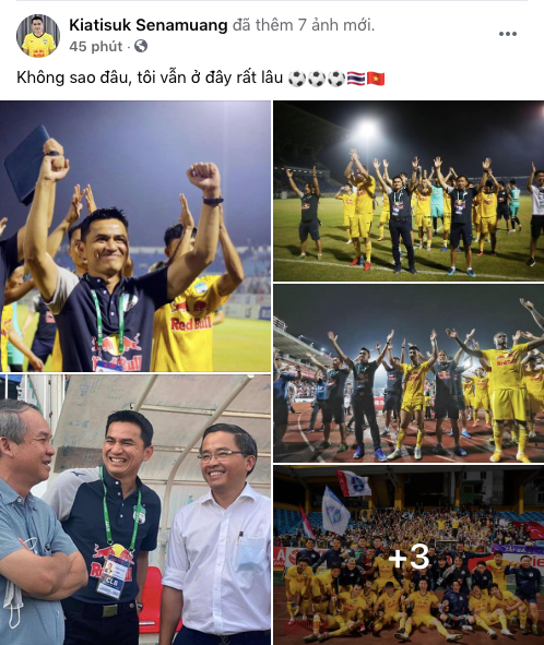 Kiatisuk động viên học trò và người hâm mộ