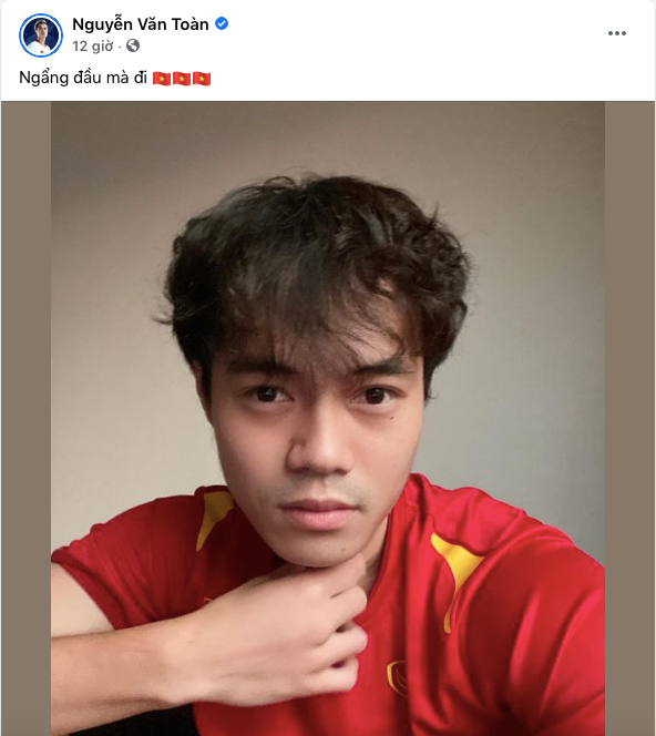 Nguyễn Văn Toàn tự tin ở chặng đường phía trước.