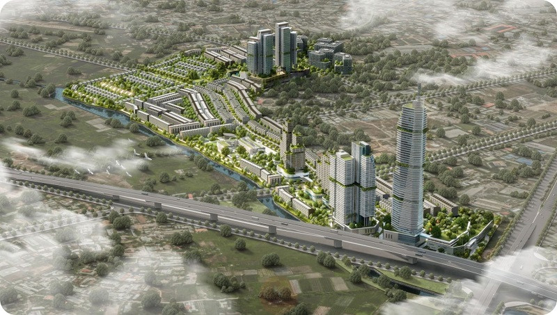 Phối cảnh dự án Một Thế Giới - The One World tại Bình Dương.