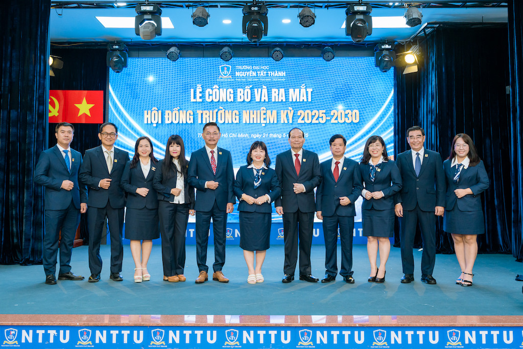 Hội đồng trường ĐH Nguyễn Tất Thành, nhiệm kỳ 2025 - 2030.