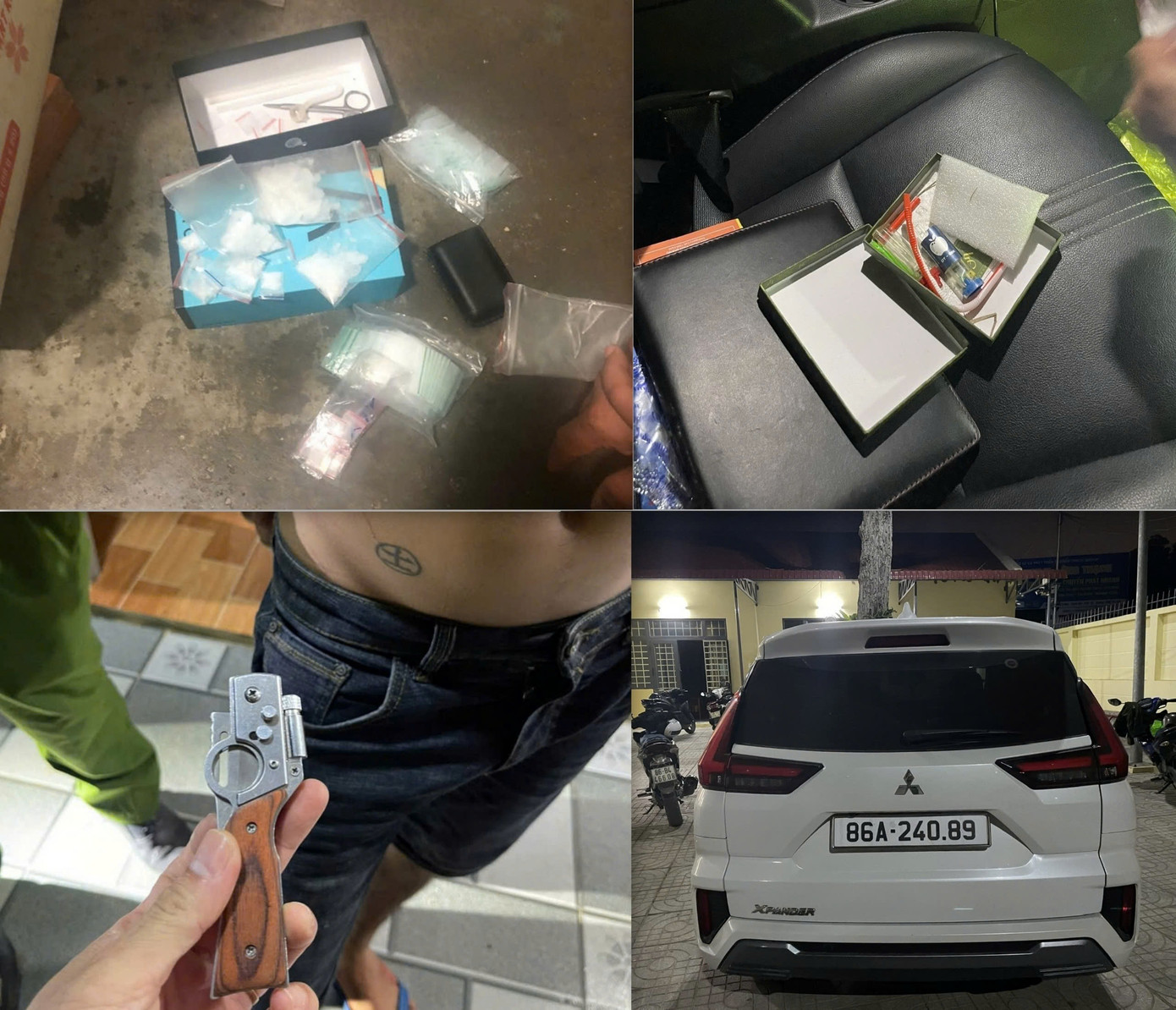 Tang vật của vụ việc được lực lượng công an thu giữ.