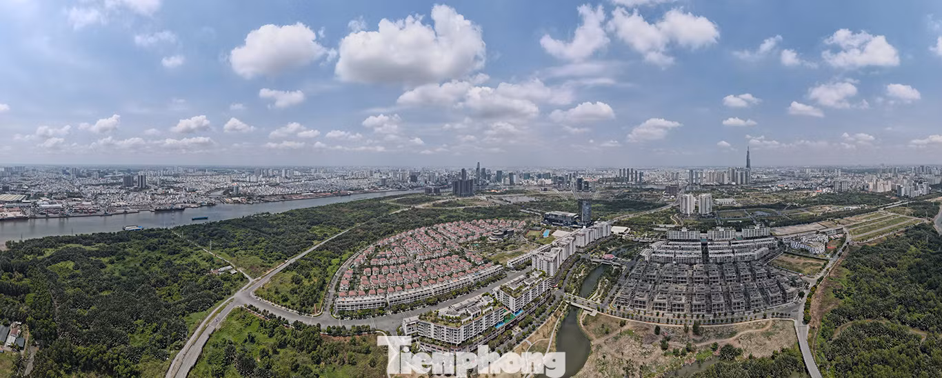 Khu tái định cư Bình Khánh nằm giữa trung tâm bán đảo Thủ Thiêm.