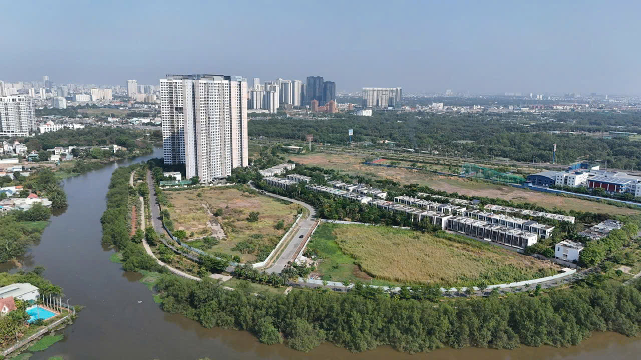 Dự án Palm City - khu đô thị mới rộng hơn 30 ha có vị trí đắc địa tại TPHCM. Ảnh: Trần Út.