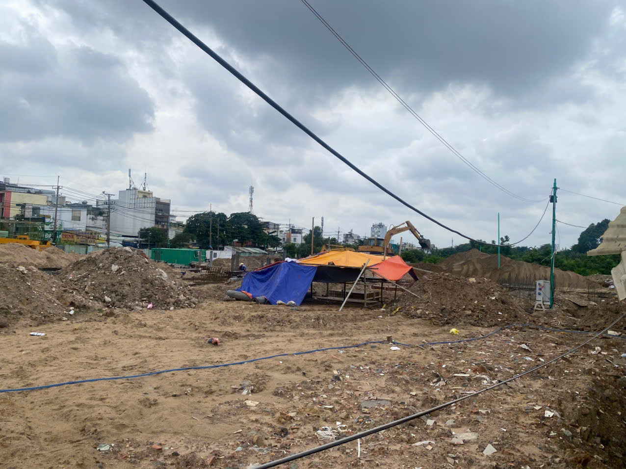 Khu vực dự án nghĩa trang Bình Hưng Hoà có quy mô hơn 44 ha.