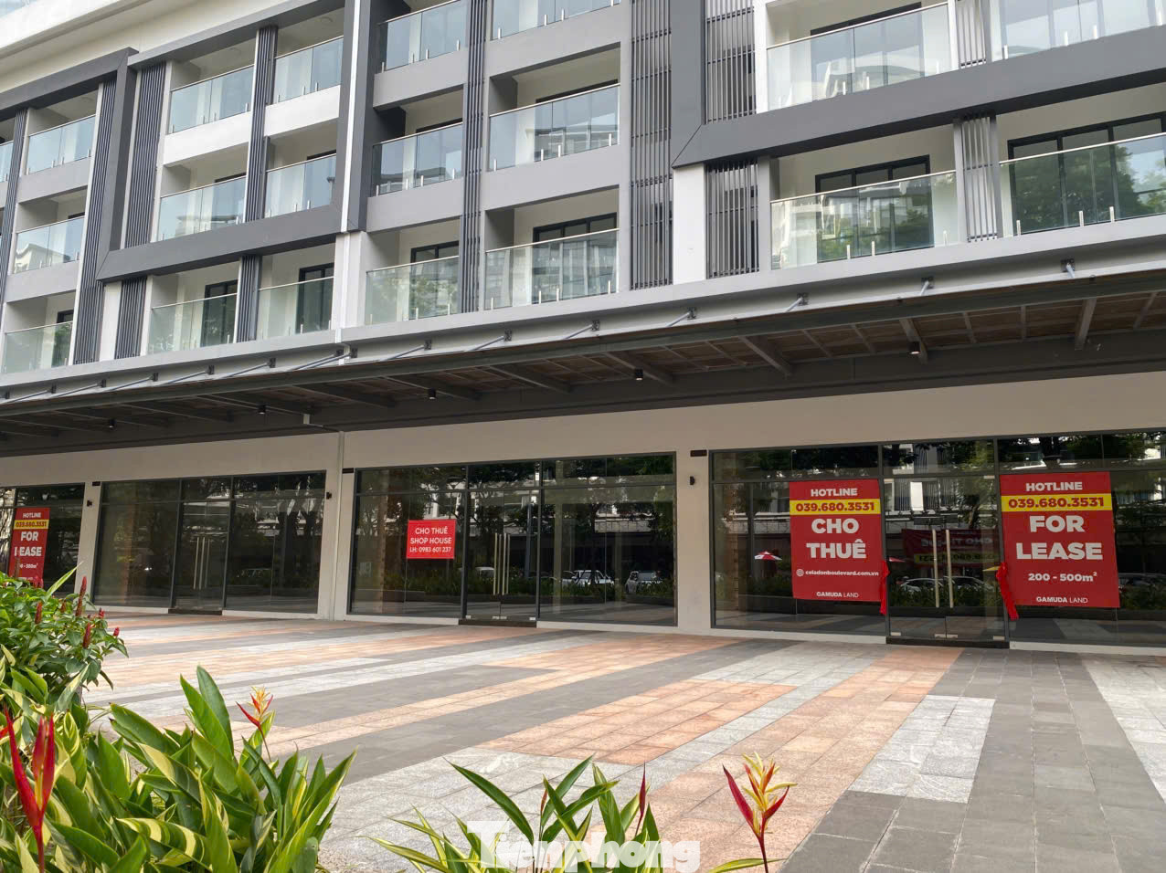 Shophouse của một dự án tại quận Tân Phú treo biển cho thuê nhiều năm qua nhưng vẫn đang ế. Shophouse của một dự án tại quận Tân Phú treo biển cho thuê nhiều năm qua nhưng vẫn đang ế.