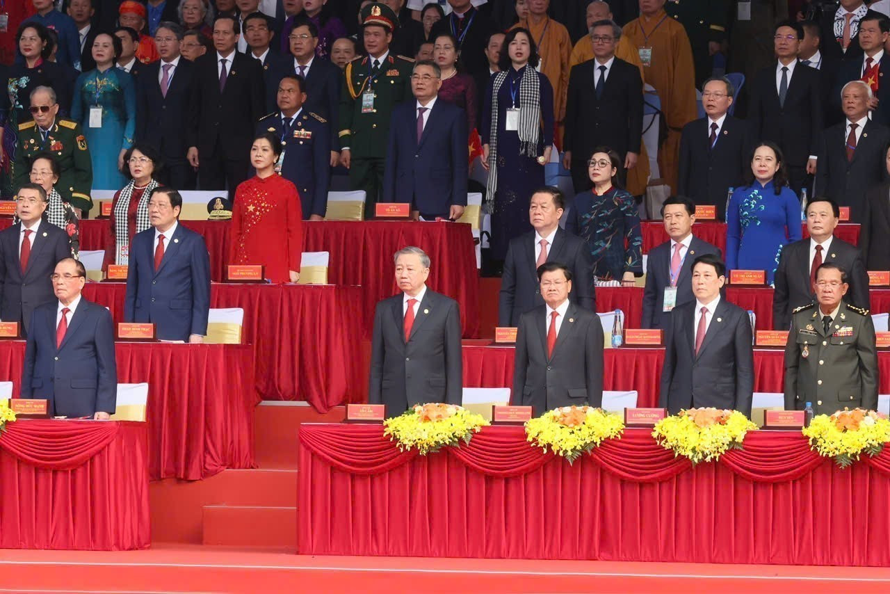 Các đại biểu tham dự buổi lễ. Ảnh: TTXVN.