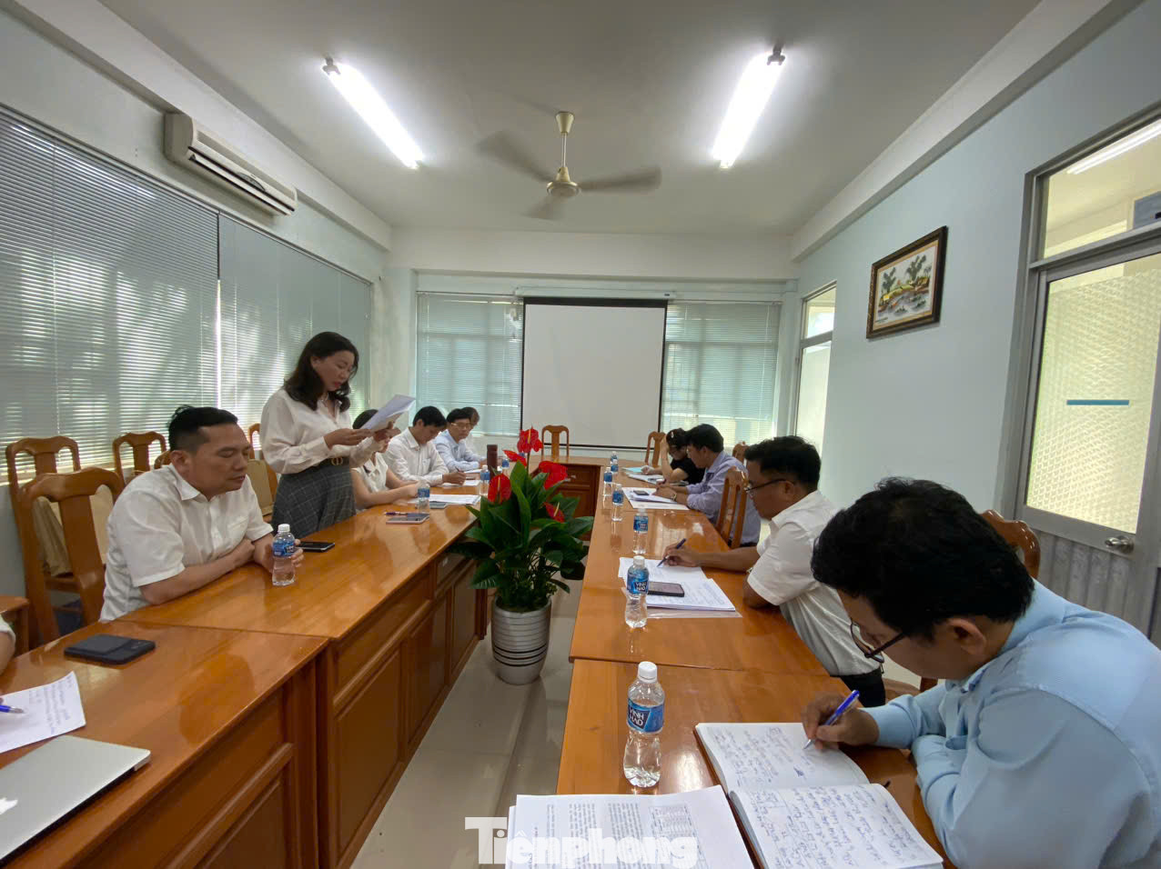 Đại diện Công ty CP KCN Hố Nai trình bày quá trình mua lại Khu công nghiệp Hàm Kiệm II - Bita’s.