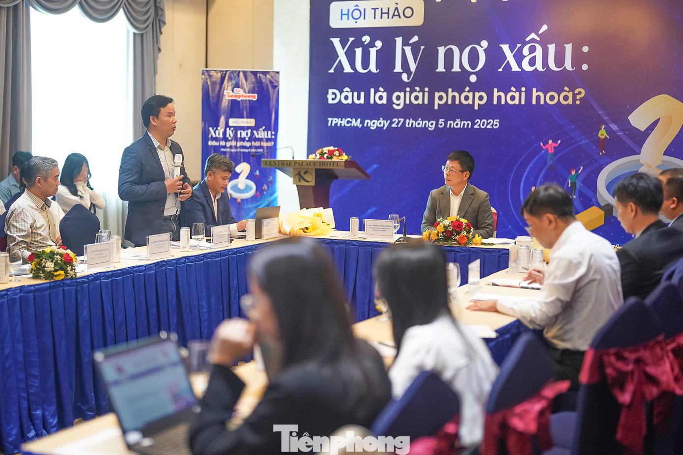 Luật sư Lê Trung Phát - Giám đốc Hãng luật Lê Trung Phát (Đoàn Luật sư TPHCM) - phát biểu tại hội thảo.