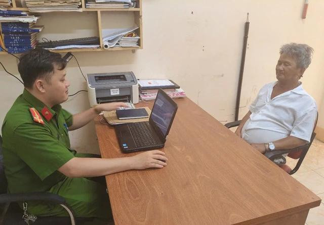 Công an làm việc với ông Lê Văn Được.