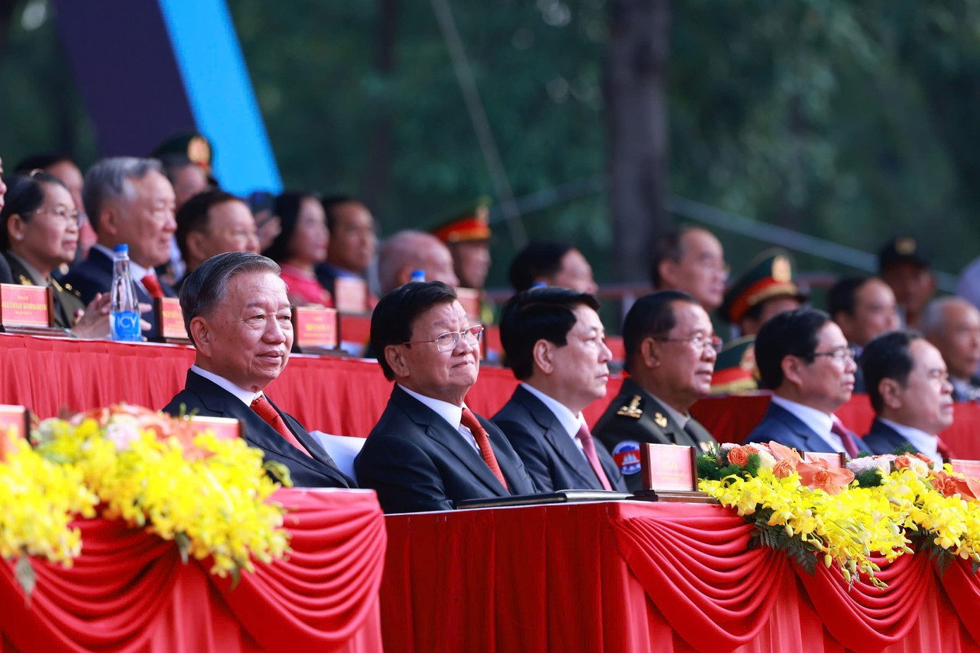 Các đại biểu tham dự lễ kỷ niệm. Ảnh: TTXVN.