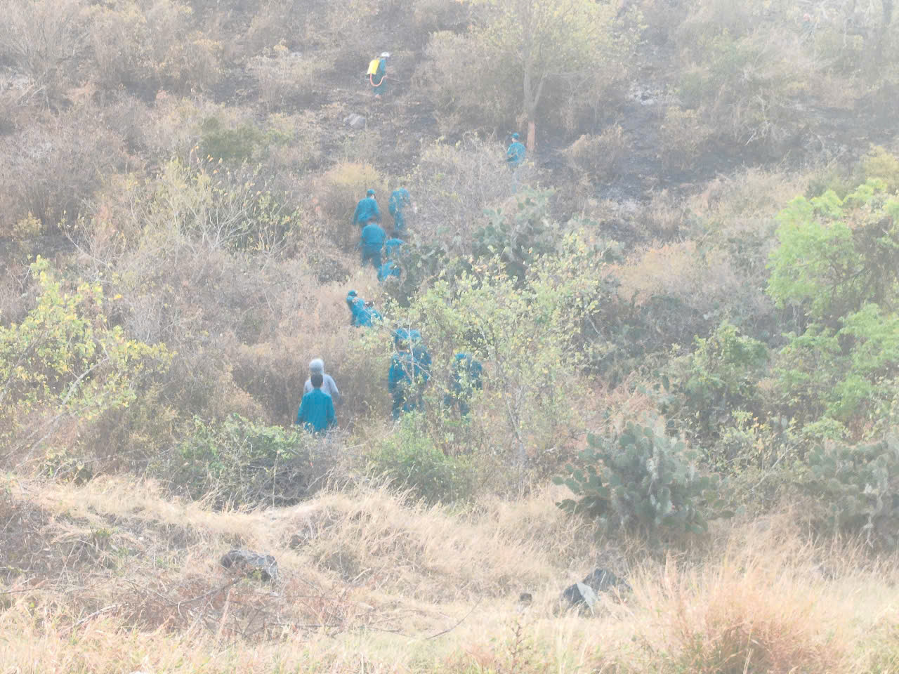 Lực lượng chức năng tiếp tục kiểm tra, kiểm soát khu vực này, không để đám cháy bùng phát trở lại. Lực lượng chức năng tiếp tục kiểm tra, kiểm soát khu vực này, không để đám cháy bùng phát trở lại.