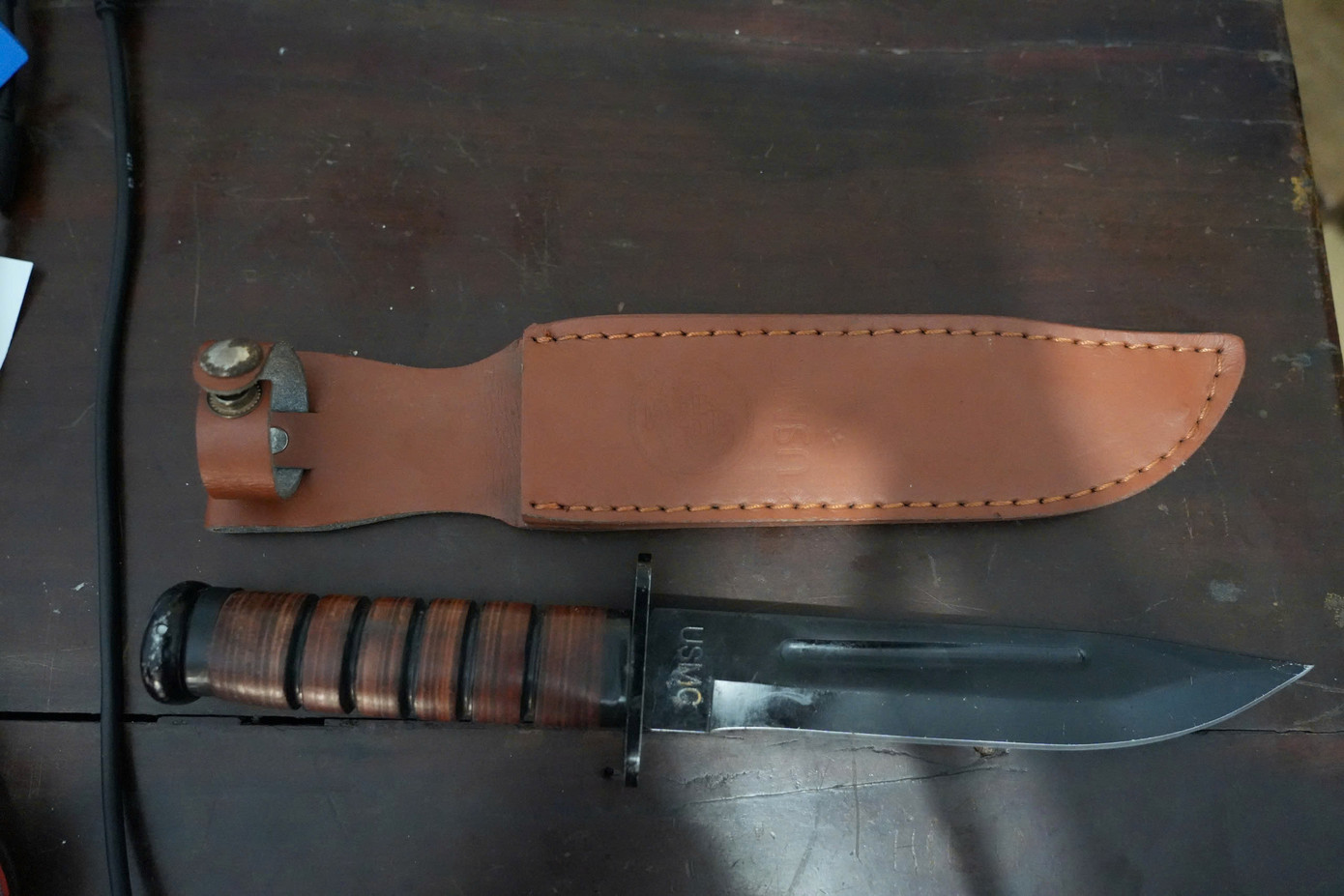 Hung khí đối tượng Kiệt dùng gây án bị lực lượng chức năng thu giữ.