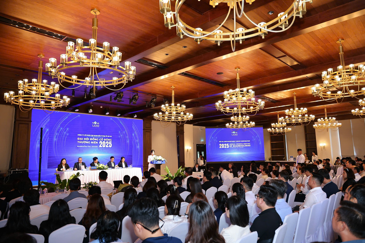 Toàn cảnh đại hội cổ đông thường niên năm 2025 của Novaland.