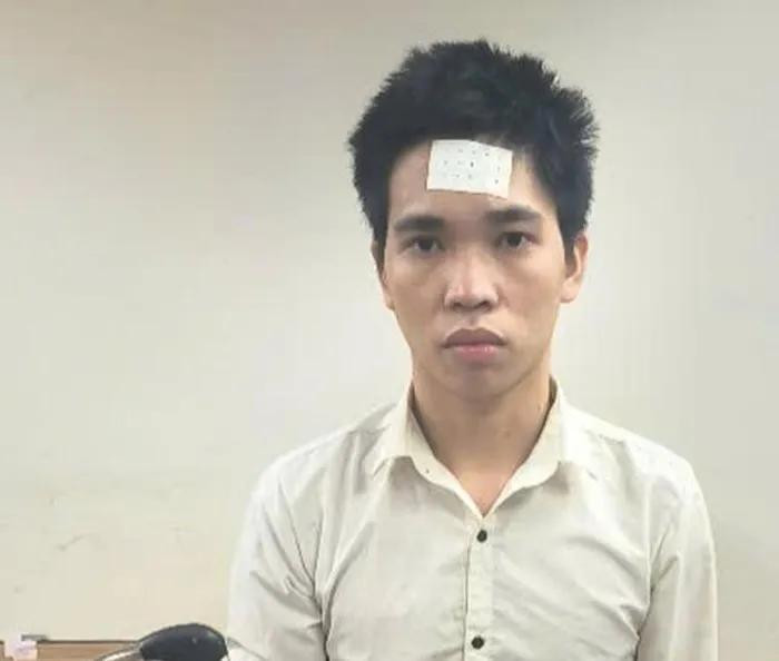 Đối tượng Nguyễn Thọ Phúc lúc bị bắt.