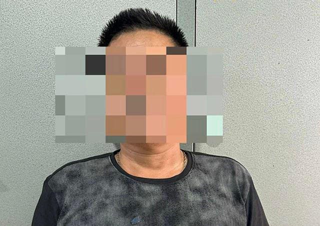 Đối tượng N.T.H tại cơ quan công an. Đối tượng N.T.H tại cơ quan công an.