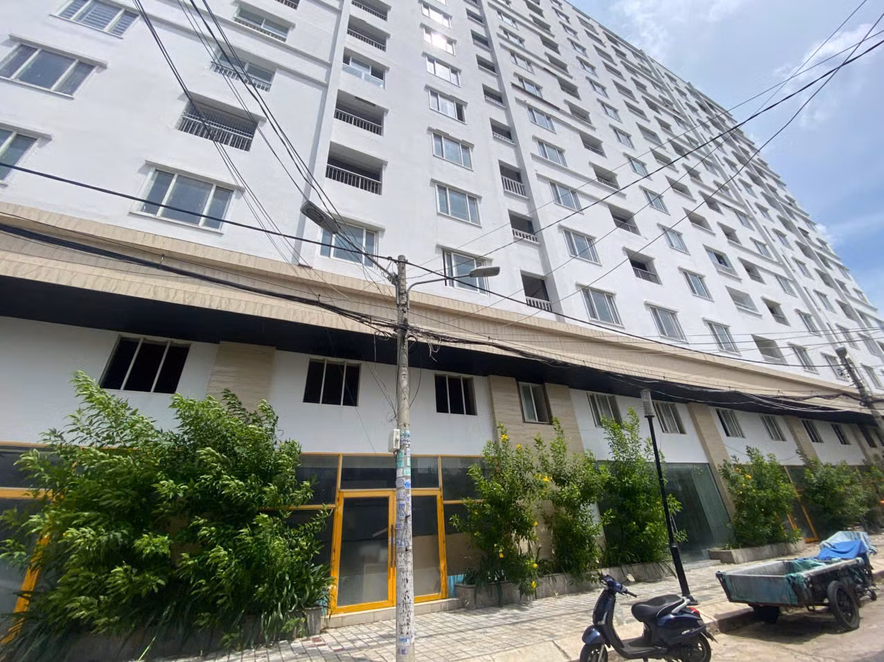 Dự án gồm 2 block cao 16 tầng, 168 căn hộ được thiết kế diện tích 58 - 83 m2. Hiện tại, dự án đã xây xong phần thô.