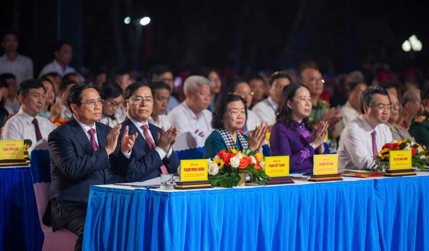 Thủ tướng Chính phủ Phạm Minh Chính tham dự chương trình.