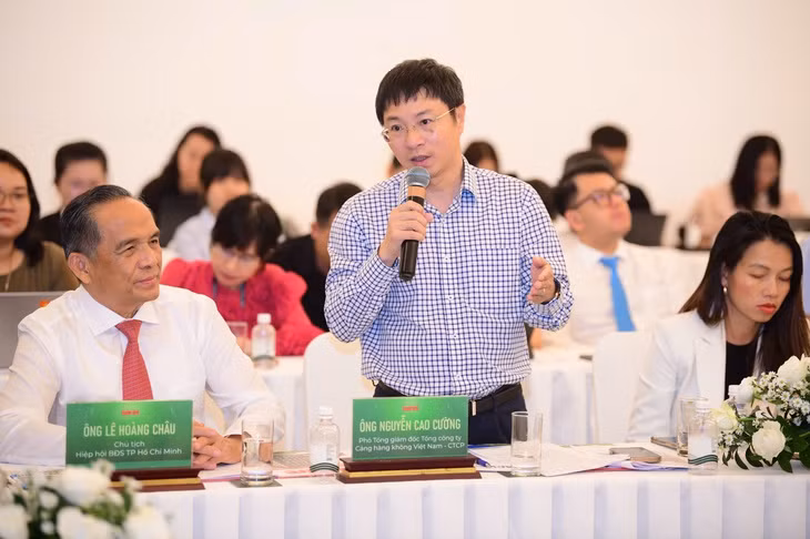 Ông Nguyễn Cao Cường - Phó Tổng Giám đốc ACV phát biểu tại hội thảo. Ảnh: TT.