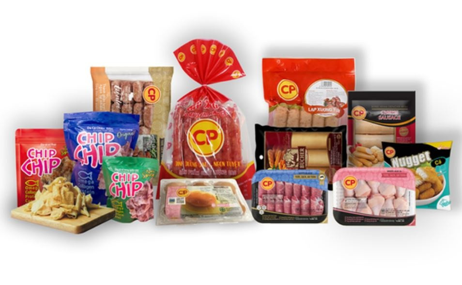 Một số sản phẩm của Công ty CP Chăn nuôi C.P Việt Nam.