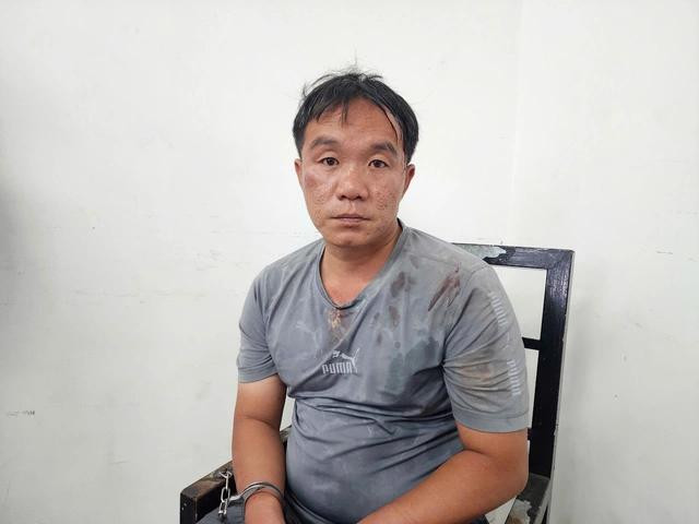 Đối tượng Dương Hữu Trí tại cơ quan công an. Đối tượng Dương Hữu Trí tại cơ quan công an.