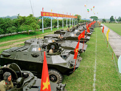 Trường Sĩ quan Tăng - Thiết giáp luôn bảo đảm tốt phương tiện chiến đấu cho nhiệm vụ huấn luyện - đào tạo, sẵn sàng chiến đấu