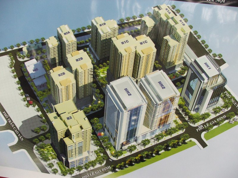 Tập thể Nguyễn Công Trứ sau khi được cải tạo