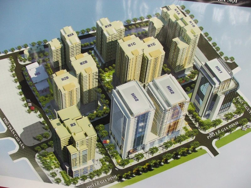 Tập thể Nguyễn Công Trứ sau khi được cải tạo