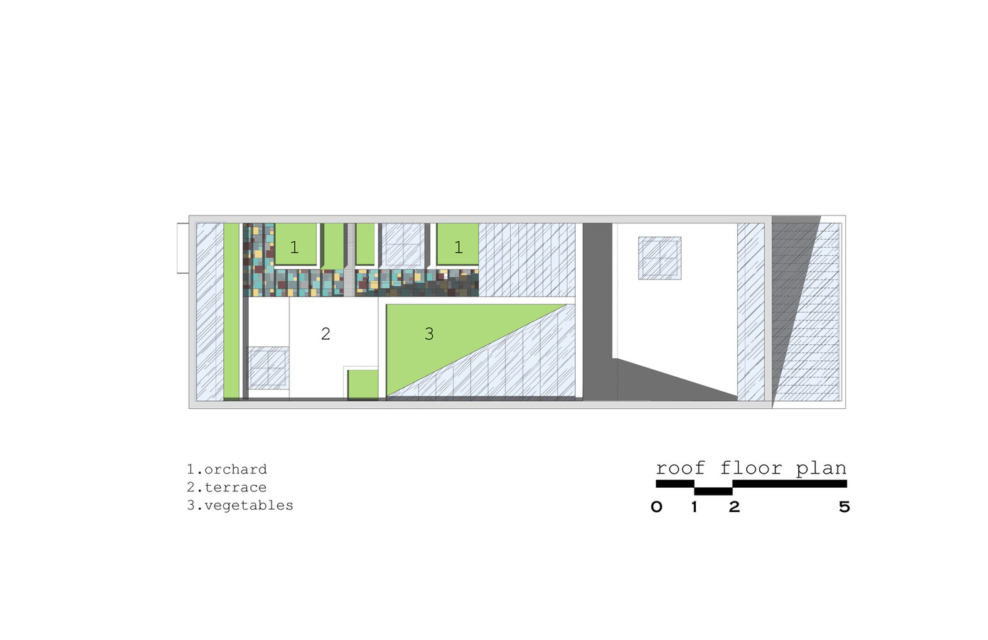 Gia chủ là một cặp vợ chồng trẻ và họ mong muốn ngôi nhà ngoài đáp ứng công năng để ở, còn có những khoảng vườn nhỏ xinh xắn, nằm len lỏi giữa các tầng nhà.