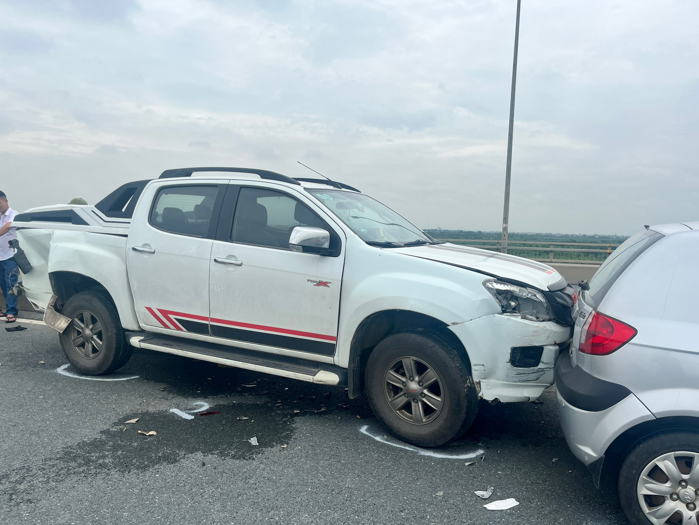 Hiện trường vụ tai nạn. Hiện trường vụ tai nạn.