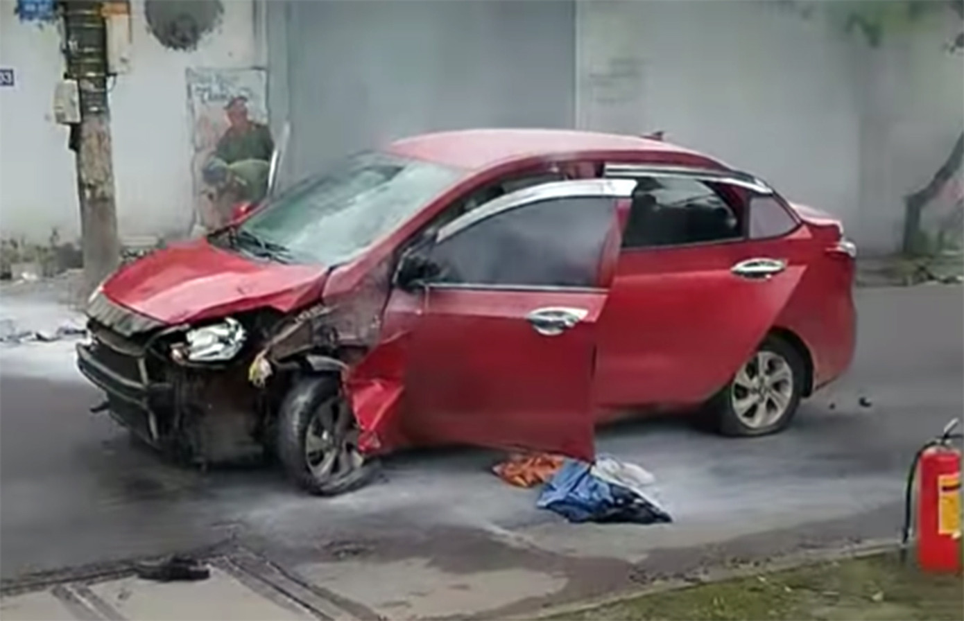 Hiện trường vụ việc. Ảnh M.Đ Hiện trường vụ việc. Ảnh M.Đ