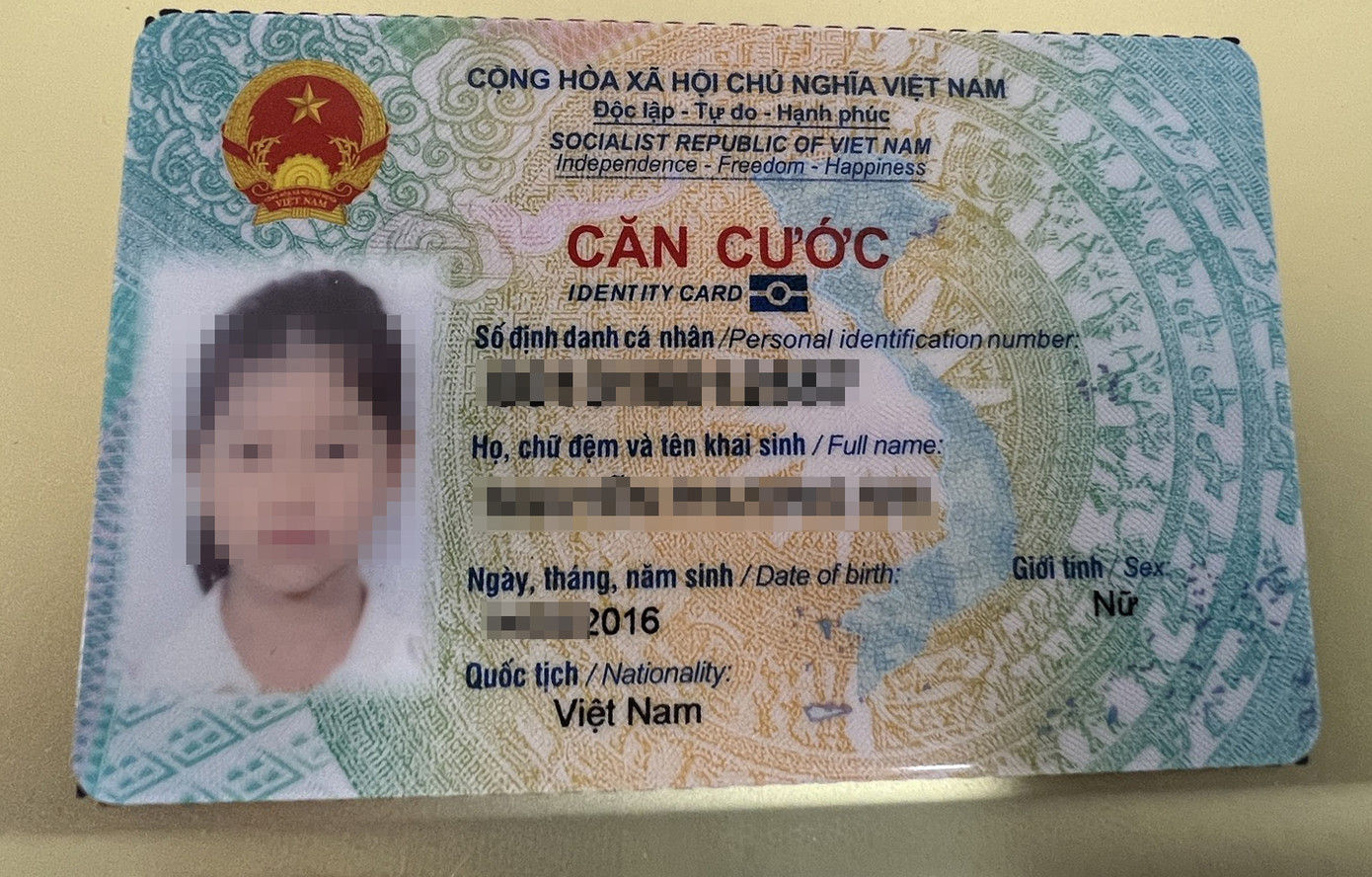 Mẫu thẻ căn cước và chứng nhận căn cước. Mẫu thẻ căn cước và chứng nhận căn cước.