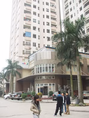 Một góc Làng Sinh viên Hacinco. Ảnh: Tuấn Minh