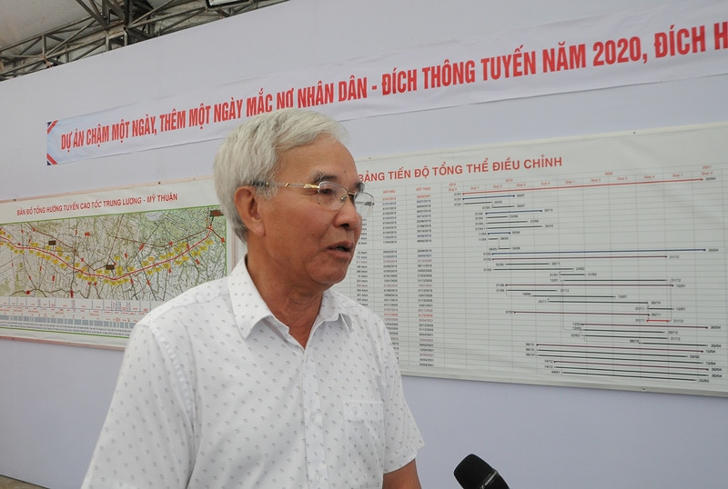 Thủ tướng kiểm tra công trường dự án cao tốc Trung Lương – Mỹ Thuận ảnh 6