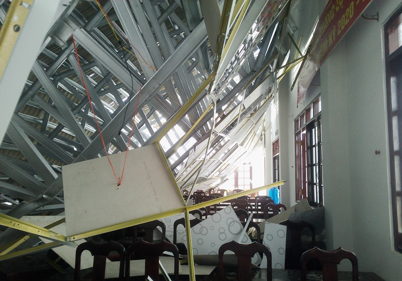 Hội trường 250 chỗ sập ngay trước giờ đại hội chi bộ cơ sở ảnh 2