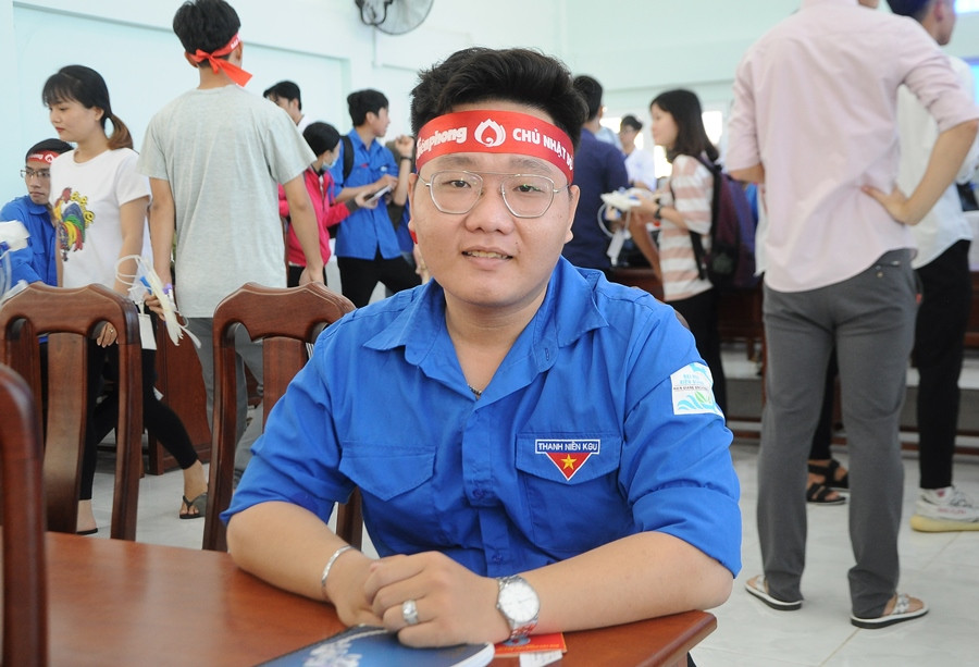 Chàng sinh viên 12 lần tham gia hiến máu ở Kiên Giang ảnh 1