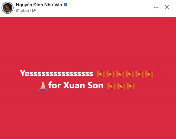 Nhiều sao Việt cầu nguyện tiền đạo Xuân Son sớm bình phục sau ca phẫu thuật.